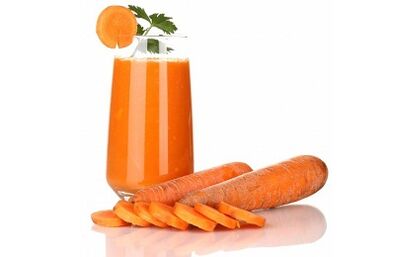carrot juice to eliminate parasites
