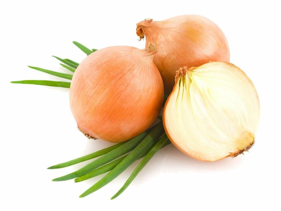 onions for worms