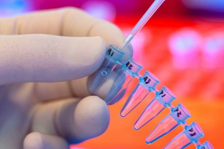 What tests are handed over for parasites