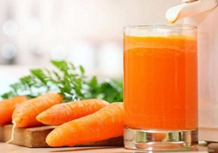 In the fight against worms, carrot juice is suitable for both adults and children