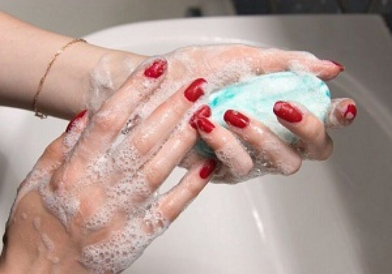 Wash your hands to protect yourself from worms and parasites
