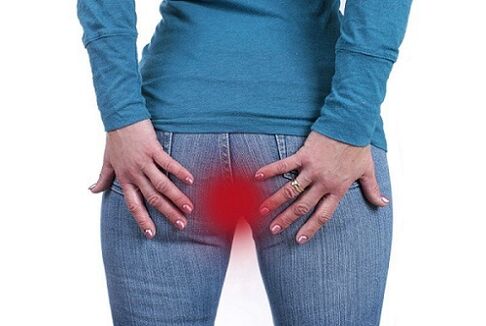 Itching in the anus as an indication for checking for parasites